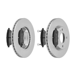 F.BECKER Bremsesæt, skivebremser 13810104 foraksel ventileret 258mm 23mm for FORD DAIHATSU MAZDA SUBARU SUZUKI