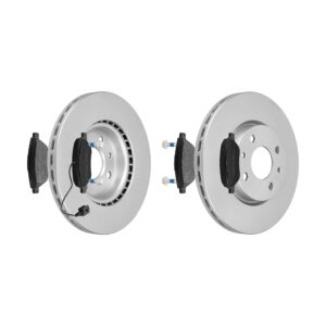 F.BECKER Bremsesæt, skivebremser 13810139 foraksel ventileret 257mm 22mm for PEUGEOT CITROËN LANCIA FIAT