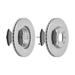 F.BECKER Bremsesæt, skivebremser 13810175 foraksel ventileret 260mm 24mm for OPEL VAUXHALL
