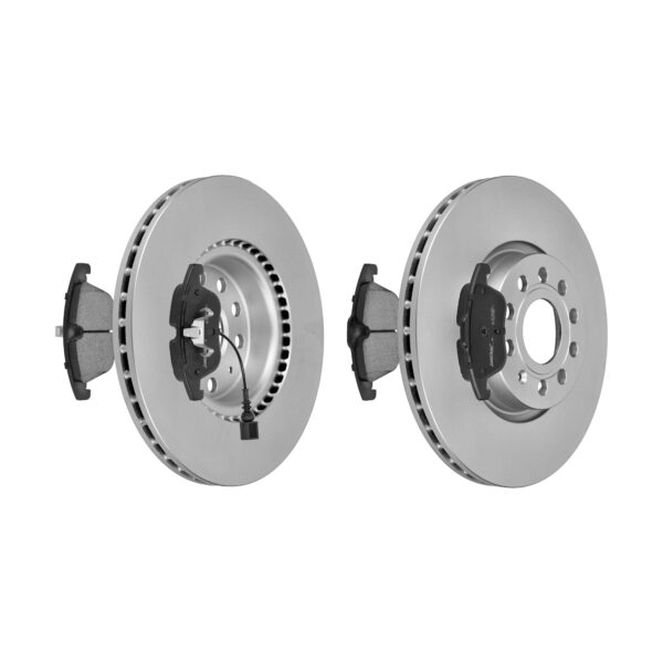 F.BECKER Bremsesæt, skivebremser 13810179 foraksel ventileret 312mm 25mm for VW VAG VW (FAW) VW (SVW)