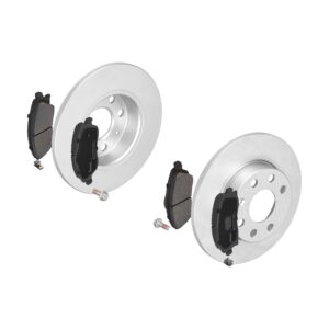 F.BECKER Bremsesæt, skivebremser 13810214 foraksel fuld 240mm 11mm for VAUXHALL OPEL