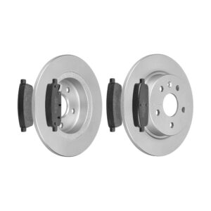 F.BECKER Bremsesæt, skivebremser 13810255 bagaksel fuld 268mm 12mm for OPEL VAUXHALL CHEVROLET