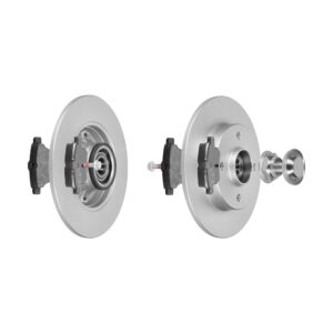 F.BECKER Bremsesæt, skivebremser 13810267 bagaksel fuld 249mm 9mm for PEUGEOT CITROËN