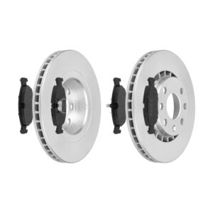 F.BECKER Bremsesæt, skivebremser 13810398 foraksel ventileret 256mm 24mm for VAUXHALL OPEL CHEVROLET DAEWOO