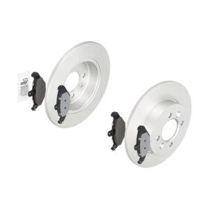F.BECKER Bremsesæt, skivebremser 142043417 bagaksel fuld 265mm 10mm for RENAULT