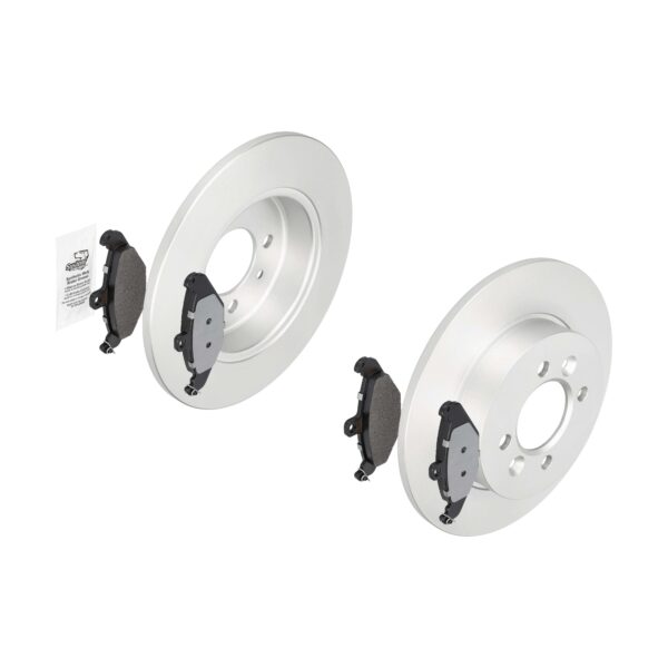 F.BECKER Bremsesæt, skivebremser 142043417 bagaksel fuld 265mm 10mm for RENAULT