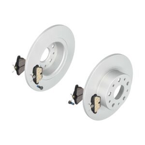F.BECKER Bremsesæt, skivebremser 142043517 bagaksel fuld 276mm 10mm for FIAT