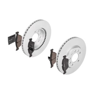 F.BECKER Bremsesæt, skivebremser 142044316 foraksel ventileret 284mm 24mm for OPEL VAUXHALL SAAB