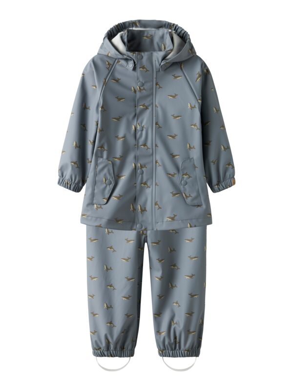 Lil Atelier Ladry10 Rain Set - Tradewinds/Whale - 92