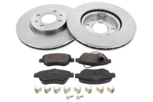 MAPCO Bremsesæt, skivebremser 47012 foraksel ventileret 257mm 22mm for PEUGEOT CITROËN LANCIA FIAT ALFA ROMEO
