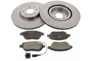 MAPCO Bremsesæt, skivebremser 47013 foraksel ventileret 284mm 22mm for PEUGEOT CITROËN OPEL VAUXHALL FIAT