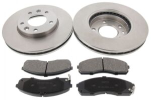 MAPCO Bremsesæt, skivebremser 47216 foraksel ventileret 274mm 28mm for KIA