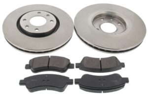MAPCO Bremsesæt, skivebremser 47458 foraksel ventileret 283mm 26mm for PEUGEOT DS CITROËN