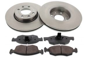 MAPCO Bremsesæt, skivebremser 47460 foraksel ventileret 260mm 22mm for NISSAN DACIA RENAULT