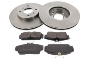 MAPCO Bremsesæt, skivebremser 47502 foraksel ventileret 280mm 16,6mm for NISSAN