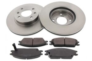 MAPCO Bremsesæt, skivebremser 47514 foraksel ventileret 256mm 19mm for HYUNDAI