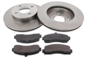 MAPCO Bremsesæt, skivebremser 47518 foraksel ventileret 238mm 20,7mm for NISSAN