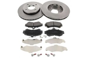 MAPCO Bremsesæt, skivebremser 47551 foraksel ventileret 256mm 24mm for VOLVO MITSUBISHI SMART