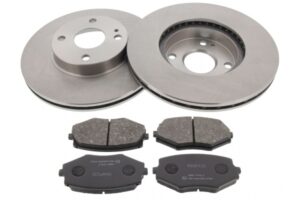 MAPCO Bremsesæt, skivebremser 47588 foraksel ventileret 255mm 20mm for MAZDA
