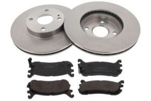 MAPCO Bremsesæt, skivebremser 47589 foraksel ventileret 255mm 20mm for MAZDA