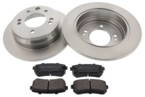 MAPCO Bremsesæt, skivebremser 47609 bagaksel fuld 262mm 15,3mm for KIA HYUNDAI