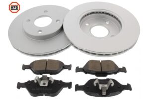 MAPCO Bremsesæt, skivebremser 47654hps foraksel ventileret 258mm 22mm for FORD MAZDA