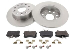 MAPCO Bremsesæt, skivebremser 47831 bagaksel fuld 255mm 10mm for PEUGEOT FORD LANCIA CITROËN VW AUDI FIAT VAG VW (FAW) SKODA (SVW)