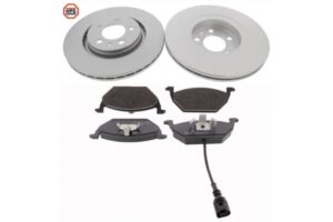 MAPCO Bremsesæt, skivebremser 47857hps foraksel ventileret 280mm 19,6mm for VAG