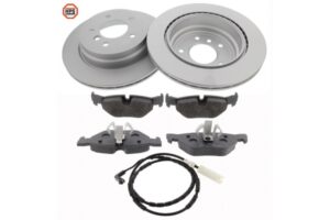 MAPCO Bremsesæt, skivebremser 47873hps bagaksel ventileret 300mm 17,3mm for BMW
