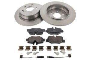 MAPCO Bremsesæt, skivebremser 47915 bagaksel fuld 296mm 10mm for MERCEDES-BENZ MERCEDES-BENZ (FJDA)