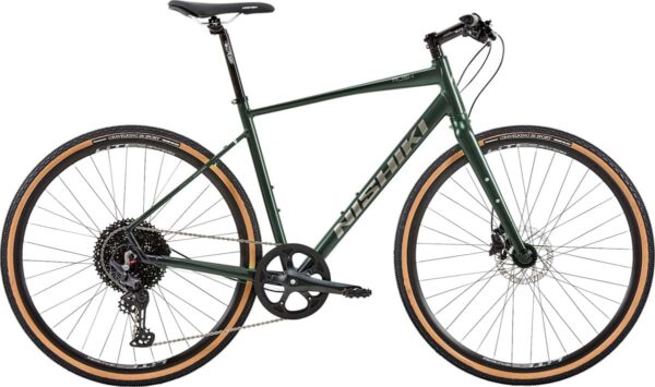 Nishiki Rush 12g Shimano hydr. disc grøn-18"