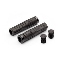 PRO Håndtag HeroDirt Team Black 32mm/132.5mm/Lock on - Cykelhåndtag