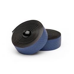 PRO Styrbånd Pursuit Team Black / Blue fade PU / 3mm - Styrbånd