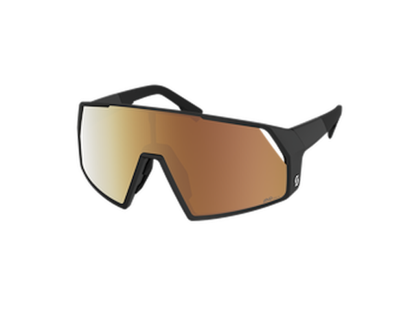 SCOTT Pro Shield LS cykelbriller Sort/AMP LS Gold Chrome