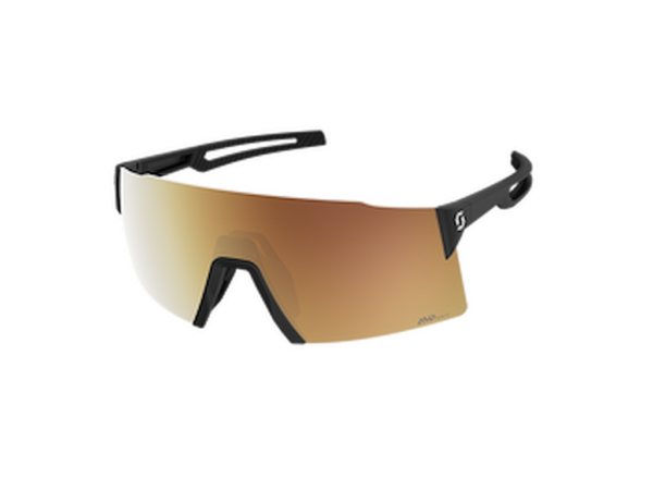 SCOTT Stride Compact LS cykelbriller Sort/AMP LS Gold Chrome