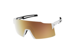 SCOTT Stride LS cykelbriller Hvid/AMP LS Gold Chrome