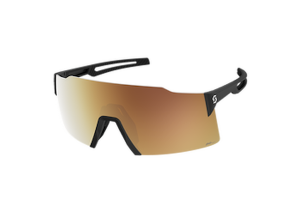 SCOTT Stride LS cykelbriller Sort/AMP LS Gold Chrome