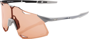 100% HYPERCRAFT Cykelbriller – Matte Stone Grey – HiPER Coral Lens - OS