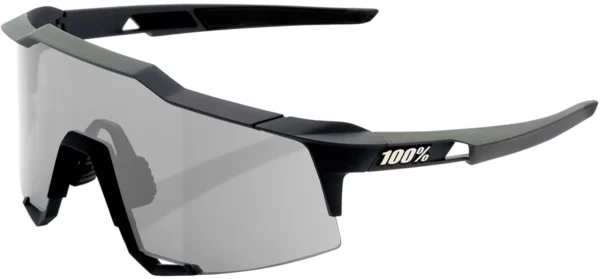 100% SPEEDCRAFT Cykelbriller – Soft Tact Black – Smoke Lens