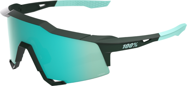 100% SPEEDCRAFT Cykelbriller – Soft Tact Juniper – HiPER Mint Mirror Lens