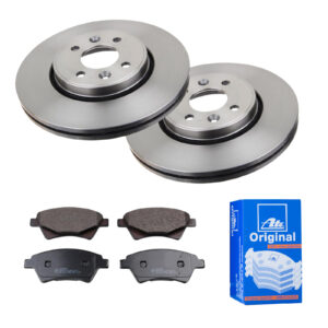 ATE Bremsesæt, skivebremser 142021817 foraksel ventileret 280mm 24mm for RENAULT