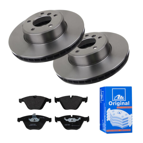 ATE Bremsesæt, skivebremser 142022381 foraksel ventileret 324mm 30mm for BMW