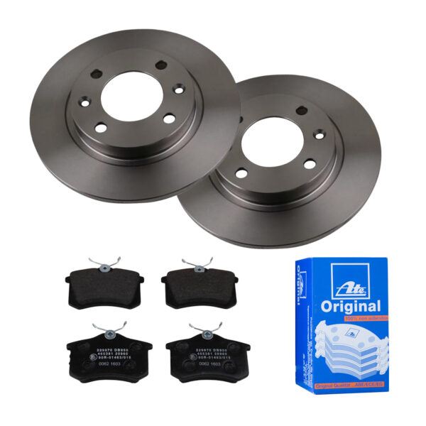 ATE Bremsesæt, skivebremser ijf141eqd7 bagaksel fuld 247mm 10mm for PEUGEOT