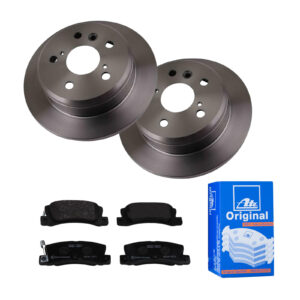 ATE Bremsesæt, skivebremser ijf141f4b1 bagaksel fuld 269mm 10mm for TOYOTA