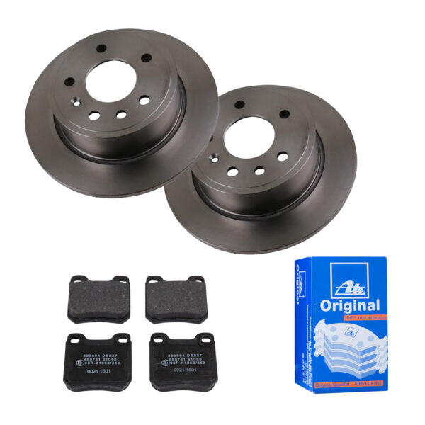 ATE Bremsesæt, skivebremser ijf141hsz0 bagaksel fuld 270mm 10mm for VAUXHALL OPEL SAAB