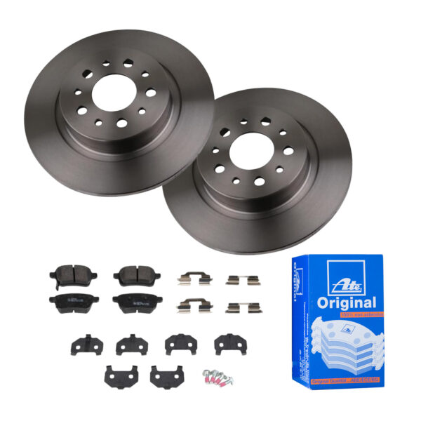 ATE Bremsesæt, skivebremser ijf141hvs6 bagaksel fuld 264mm 10mm for OPEL FIAT VAUXHALL