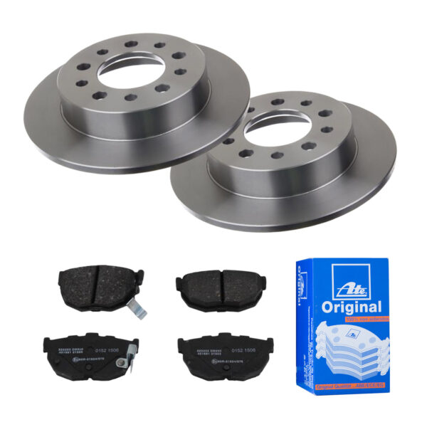 ATE Bremsesæt, skivebremser ijf141hxm8 bagaksel fuld 258mm 10mm for HYUNDAI KIA