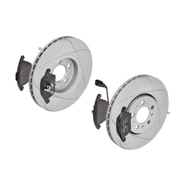 ATE Bremsesæt, skivebremser ijzjsgic90 foraksel ventileret 288mm 25mm for VAG SEAT SKODA