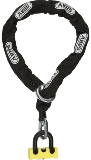 Abus Granit Power XS 67 Motorcykellås - 120cm - Gul/Sort