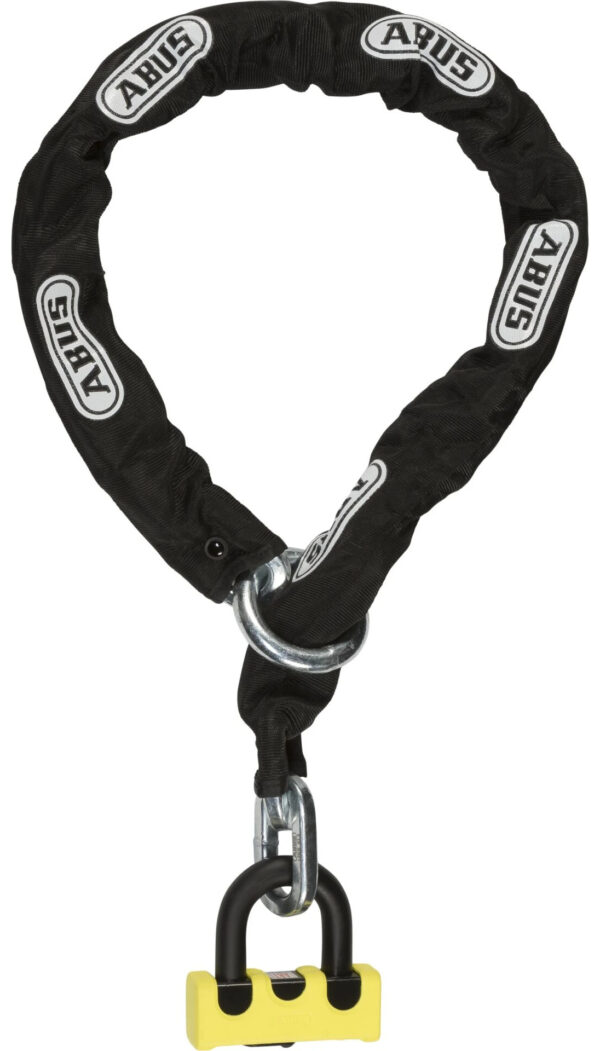 Abus Granit Power XS 67 Motorcykellås - 120cm - Gul/Sort